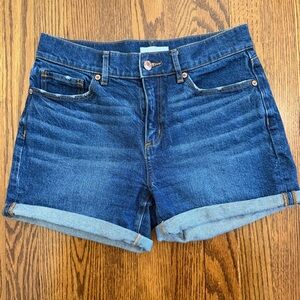 LOFT Medium Wash Denim Shorts 4.5in Inseam Size 0